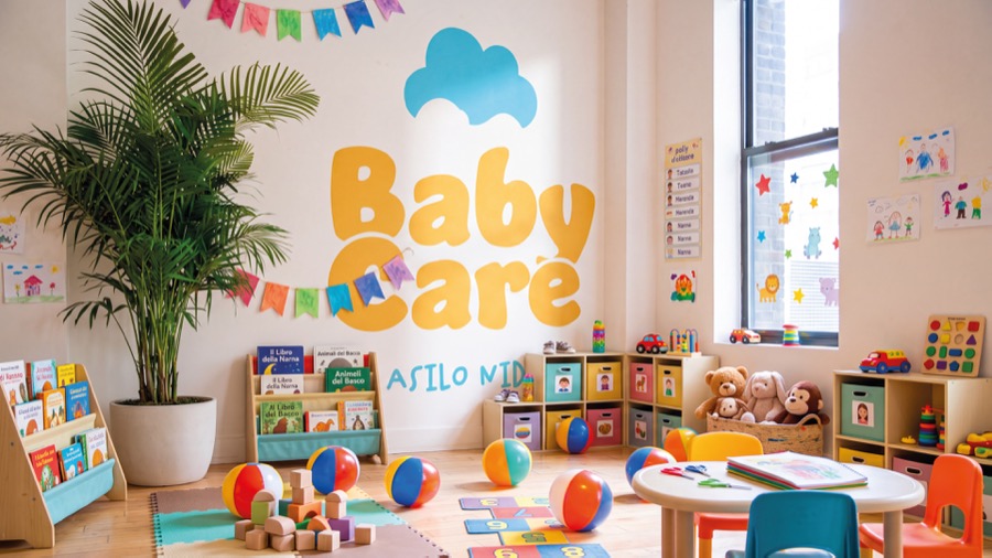 Tavola del redesign Asilo Nido BabyCare