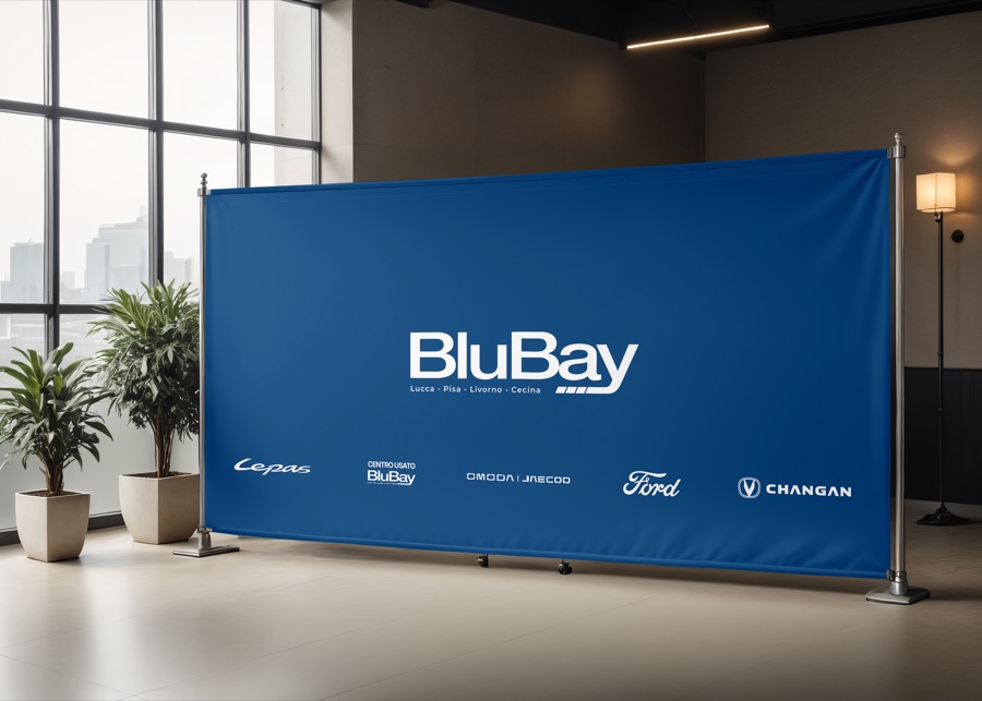 Mockup dei materiali BluBay